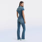 💥-Skinny Bootcut Denim Jumpsuit