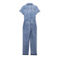 💥-Skinny Bootcut Denim Jumpsuit