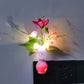 LED-nattljus i form av simulerade blommor med intelligent styrning för sovrummet