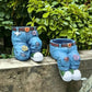 Kreativ 3D-jeansformad blomkruka