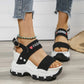 Wedge-sandaler med ankelrem för kvinnor