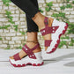 Wedge-sandaler med ankelrem för kvinnor