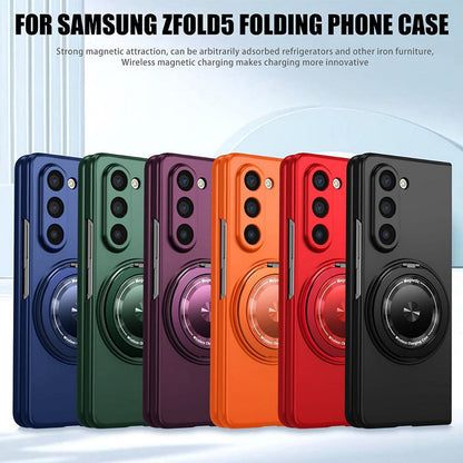 360° roterande stativ magnetiskt telefonfodral för Samsung Z fold & flip 6/5/4/3