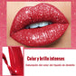 🔥🌈18 färger Diamond Gloss Matte med glitter, vattenfast flytande läppstift💋