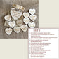 10 Reasons Why You Are My Friend Wooden Hearts