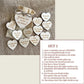 10 Reasons Why You Are My Friend Wooden Hearts