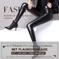 S-formade förtjockade leggings i PU-läder