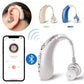 USB-laddningsbara Bluetooth-hörlurar för hörapparater för seniorer