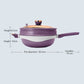 Multifunktionell Non-Stick-stekpanna med lock
