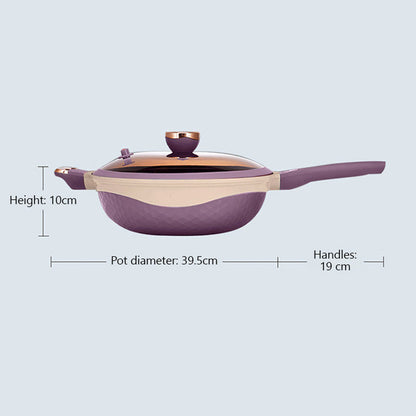 Multifunktionell Non-Stick-stekpanna med lock