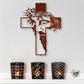 Jesus Kors Metallskylt Kristus Väggdekoration