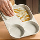 3-i-1 delad non-stick panna