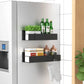 🧂 50% RABATT! 🧲 Magnetisk Kryddorganiserare – Svart Förvaringsställ För Kylskåp & Ugn, Platsbesparande & Perfekt För Ett Städat Kök 🧑‍🍳