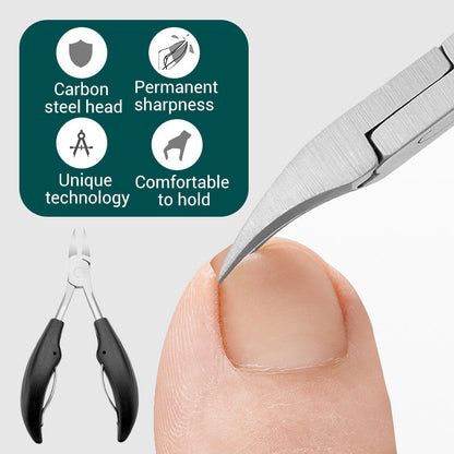 🔥Köp 1 få 1 gratis🔥Professionell nagelklippare med vinklad fjäde