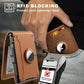 🔥Pop Up Aluminiumfodral Pengar Clip Slim Läder Slots Kreditkortsinnehavare RFID Blockering Bifold Minimalistisk Plånbok