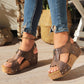 🔥2025 Ny 50% rabatt Hot Sale🔥Trendiga Wedge-sandaler med öppen tå för kvinnor