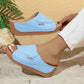 🔥2025 Ny 50% rabatt Hot Sale🔥Casual Wedge Slide-sandaler för kvinnor