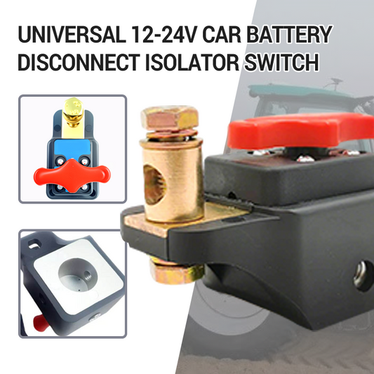 🔥Universal 12-24V Bilbatteri Frånkopplings Isolator Strömbrytare