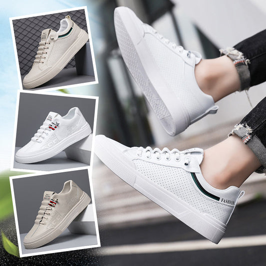 Andningsaktiva fritidssneakers för män