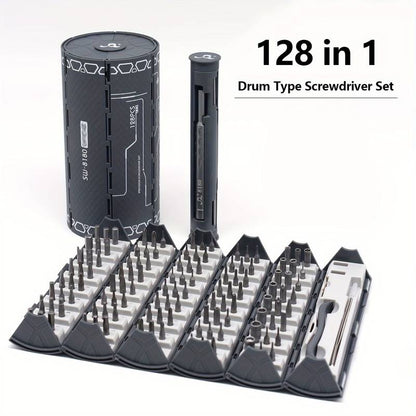⏳Limiterad tid 50% rabatt⏳128-i-1 Precision Skruvmejsel Set Demontering och reparation Verktyg Multi-funktion Manuell Skruvmejsel Bok Set