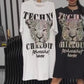 💗Sommarspecialerbjudanden ✨🐆 T-shirtklänning med överdimensionerade paljetter och leopardtryck för kvinnor