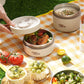 🍱 50% RABATT NU! 🥗 Bärbar Isolerad Lunchbehållare i 304 Rostfritt Stål – Läckagesäker & Håller Maten Varm i 4 Timmar ✨