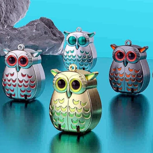 💥Miniatyrvikbar nagelklippare i rostfritt stål i form av en uggla🦉