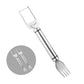 2-in-1 Stainless Steel Watermelon Cutting Knife and Fork