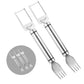 2-in-1 Stainless Steel Watermelon Cutting Knife and Fork