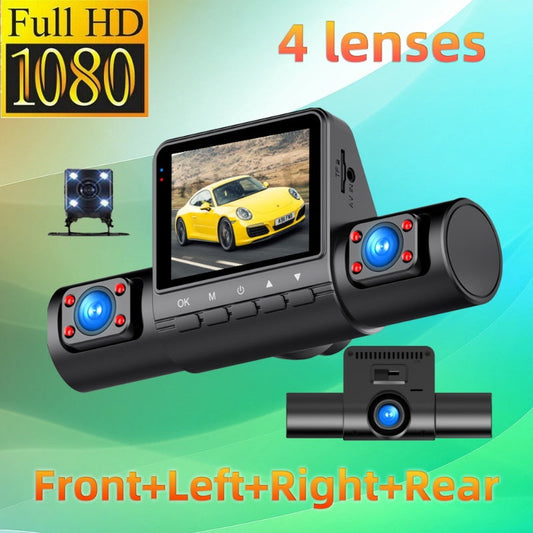 🚗1080P 4-kanals bilkamera med mörkerseend