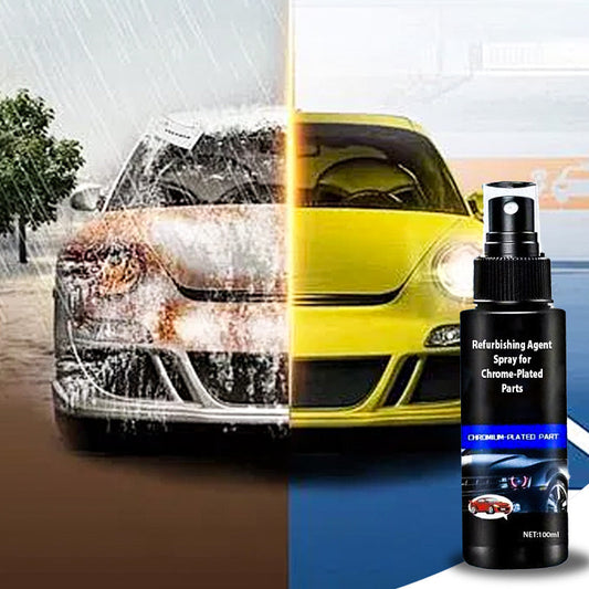 Renoveringsmedel i sprayform för förkromade delar