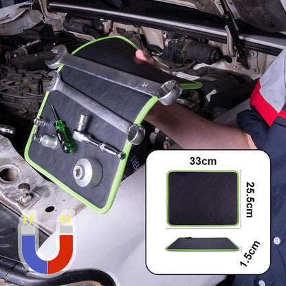 🧲 50% RABATT! 🛠️ Kraftfull Magnetisk Verktygshållarmatta – Håller Smådelar Säkert, Perfekt För Verkstad & Garage 🔧