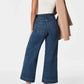 Tummy Tuck Nine Minute Wide Leg Jeans för kvinnor