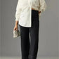 Tummy Tuck Nine Minute Wide Leg Jeans för kvinnor