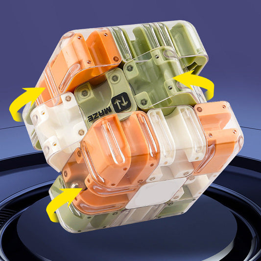 🎁🎄För julförsäljning 60% rabatt🧩Stor labyrint 3D-pussel labyrint kub - engagerande hjärngympa leksa