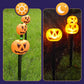 Halloween-solcellslampa för pumpaträdgård