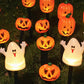 Halloween-solcellslampa för pumpaträdgård