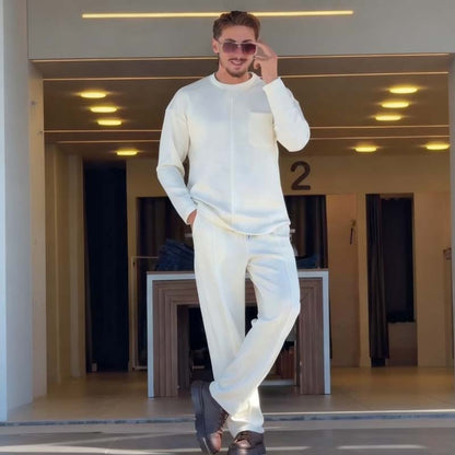 🔥55% rabatt🔥Herrkläder, tvådelat set i bomull med lätt stretch