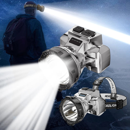 50M Superljusstark högpresterande pannlampa