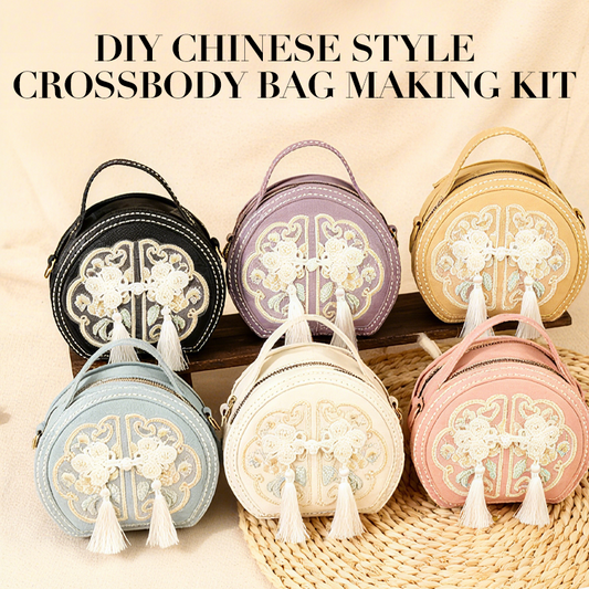 DIY-kit för att göra en kinesisk crossbody-väska