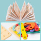 🧩50% RABATT NU!✨Montessoripussel🎁Trägeometriska Former med Mönsterkort för Tidigt Lärande & Kreativ Utveckling🎄