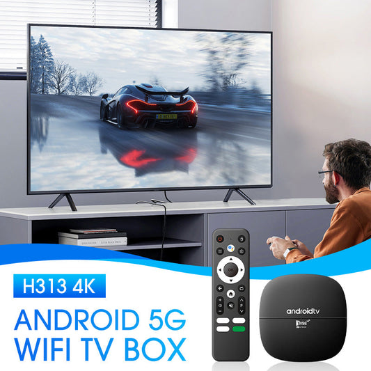 H313 4K Android 5G WiFi TV Box