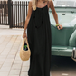 👗 Exklusiv Rea -50%! 🌸 Rygglös Maxiklänning för Damer – Perfekt för Daglig & Fest 🌊 | Justerbar, Lös & Mångsidig ✨