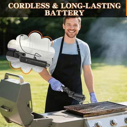 Sladdlös elektrisk grillborste