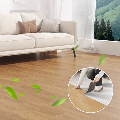 🧱 KÖP 1 FÅ 1 GRATIS! 🔥🏠 Självhäftande golvplattor i trälook – vattentäta, enkla att lägga själv