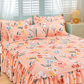 🛏️ 49% RABATT! 🎀 3-delat Volangsängkjol – Elegant Design, Fullständigt Skydd & Universell Passform 🛌