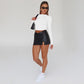 🎁2026 Nyheter 50 % RABATT💥Slim Fit Crop Top Set för damer