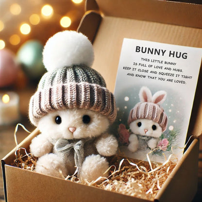 🔥KÖP 3 FÅ 1 GRATIS - Handgjord🐇Söt mini kanindocka🎁