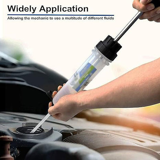 🔧 50% RABATT NU! 🛢️ 500 cc Oljeutsug & Bränsleutsugspump – Manuell & Snabb Absorption – Perfekt för Bilreparationer & Underhåll 🚗
