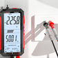 📢2026 Hetsäljande vara - 50% rabatt⏰USB-laddningsbar digital multimeter – True RMS, automatiskt område, bakgrundsbelyst LCD-display, CAT III 1000V 🛡️